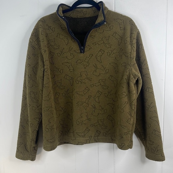 Ragged Mountain Western Fleece Pullover Womens Large - Picture 1 of 9